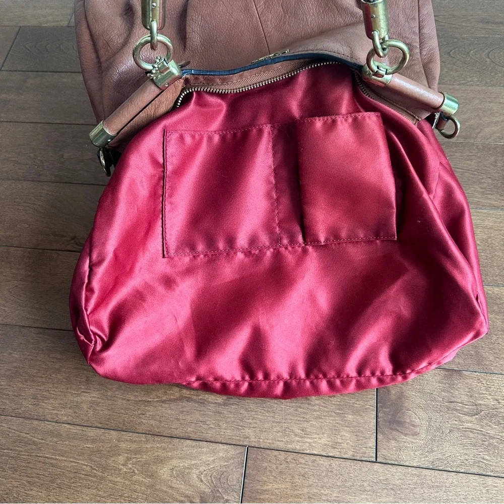 Coach Leather Madison Pinnacle Drifter Satchel in Cognac colour - Picture 12 of 15